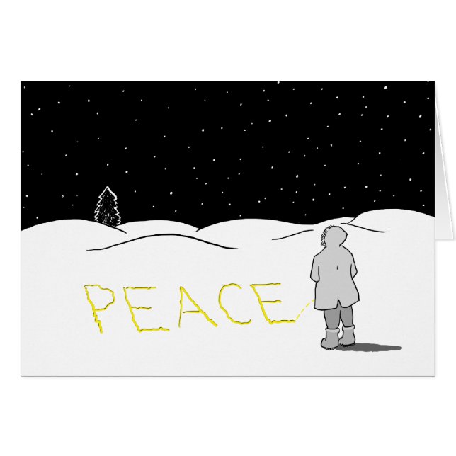 Trek de verandering aan u wilt zien: Vrede (Voorkant Horizontaal)