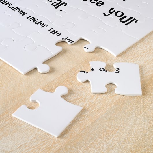 Trek je broek omhoog legpuzzel (Zijkant)