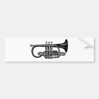 Trek je paard aan: Muziekinstrument voor imperiaal Bumpersticker
