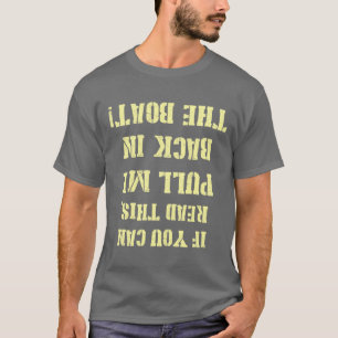 Trek me terug in de boot t-shirt