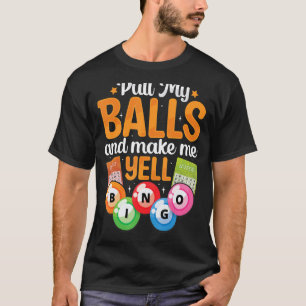 Trek mijn ballen maken me de bezoeker van de Spele T-shirt