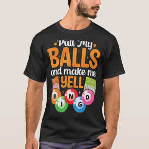 Trek mijn ballen maken me de bezoeker van de Spele T-shirt