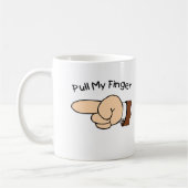 Trek mijn vingerkoffie Mok (Links)