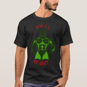 Trek of Stop Hardcore Bodybuilding Motivatie Uitru T-shirt