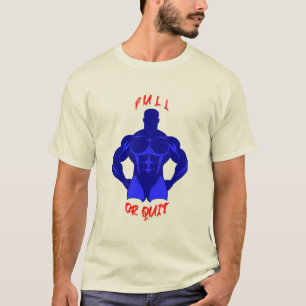 Trek of Stop Hardcore Bodybuilding Motivatie Uitru T-shirt