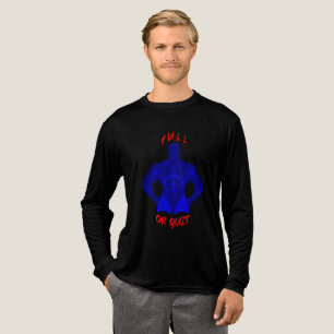 Trek of Stop Hardcore Bodybuilding Motivatie Uitru Tri-Blend Shirt