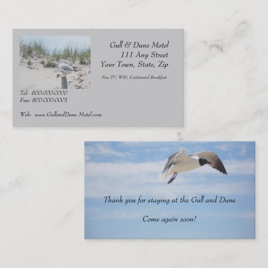 Trek op het Visitekaartje van Post (Voorkant / Achterkant)