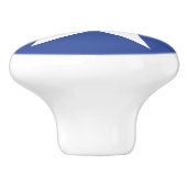 Trek van de keramische knop met vlag van Houston,  (Zijkant)