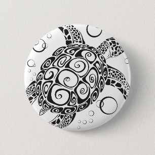 Trekbaar Tattoo Ronde Button 5,7 Cm