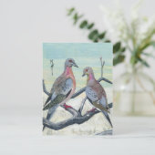 trekduiven briefkaart (Staand voorkant)