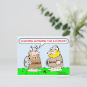 trekhoorns briefkaart (Staand voorkant)