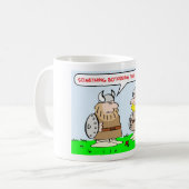 trekhoorns koffiemok (Voorkant links)