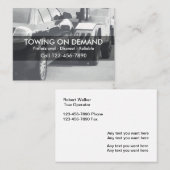 Trekken en wrecker visitekaartje (Voorkant / Achterkant)