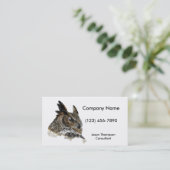 Trekken van grote paarden visitekaartje (Staand voorkant)