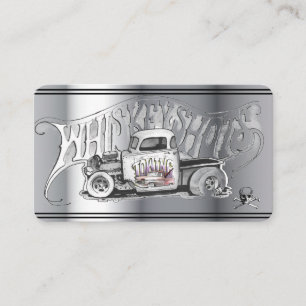  trekkende sleepvrachtwagen Auto-visitekaartje Visitekaartje