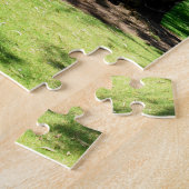 trekker bij de rivier, puzzel (Zijkant)