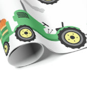 Trekker en wagon cadeaupapier (Rol Hoek)