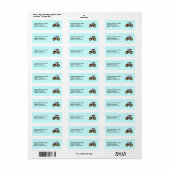 trekker etiket (Full Sheet)