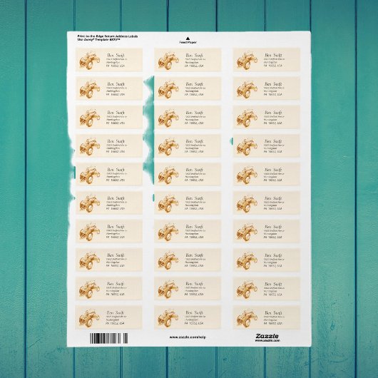  trekker - gepersonaliseerd etiket