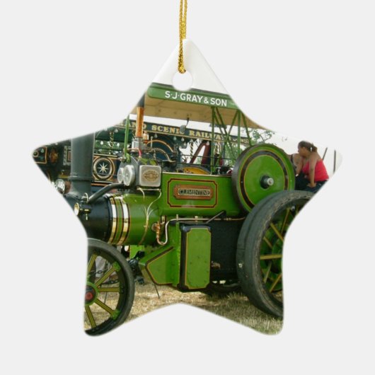 trekker keramisch ornament (Voorkant)