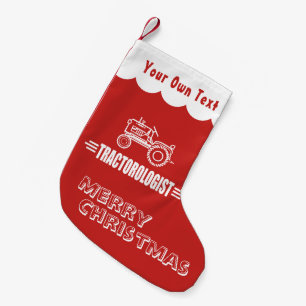 trekker kleine kerstsok