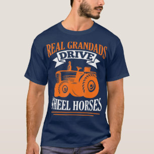 Trekker Mannen echte wielrennen met wielrennen T-shirt