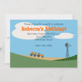 Trekker op de uitnodiging van de partij van het Bo (Achterkant)