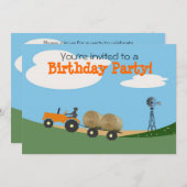 Trekker op de uitnodiging van de partij van het Bo (Voorkant / Achterkant)