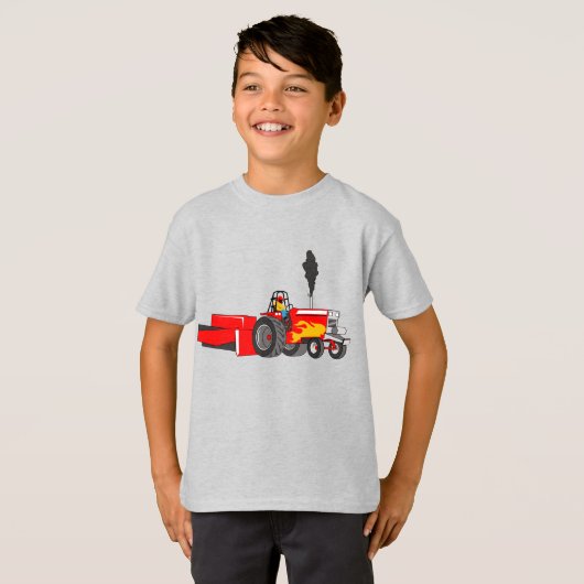 Trekker Pulling T-shirt (Voorkant volledig)