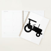  trekker silhouet Boerderij Apparatuur Icon Planner (Display)