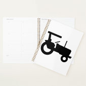  trekker silhouet Boerderij Apparatuur Icon Planner