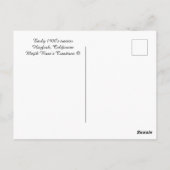 Trekker van begin 1900 briefkaart (Achterkant)