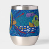 Trekker Vis Wijn Tumbler (Achterkant)