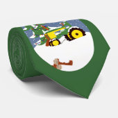 Trekker voor Kerstmis Stropdas (Opgerold)