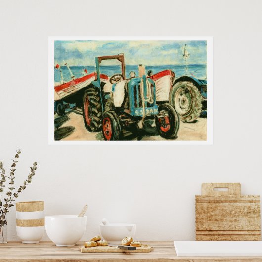 Trekkers bij Cromer - Afdruk of Poster (Keuken)