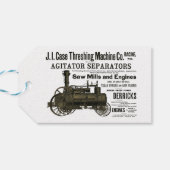 Trekkers van het Boerderij van de stoommotor Tract Cadeaulabel (Achterkant Horizontaal)