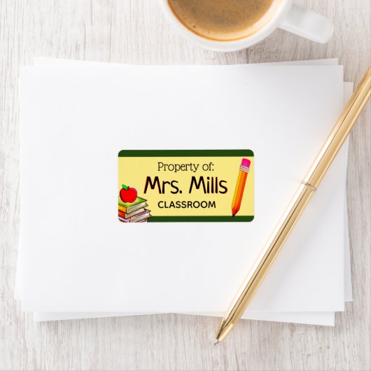 Trekkers voor leerlingerbezit Classroom Label-stic Etiket (Insitu)