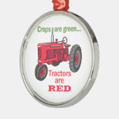 Trekkers zijn rood metalen ornament (Links)