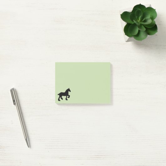trekpaard-silhouet post-it® notes (Kantoor)