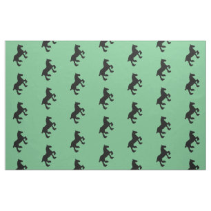 trekpaard-silhouet stof
