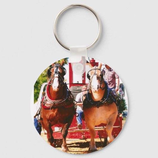 trekpaard sleutelhanger (Voorkant)