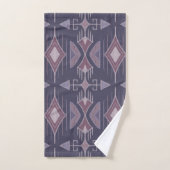 Trekpijlen, krotten, mosterd Roos, mauve, blush ro Bad Handdoek (Handdoek)