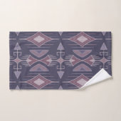 Trekpijlen, krotten, mosterd Roos, mauve, blush ro Bad Handdoek (Handdoek)