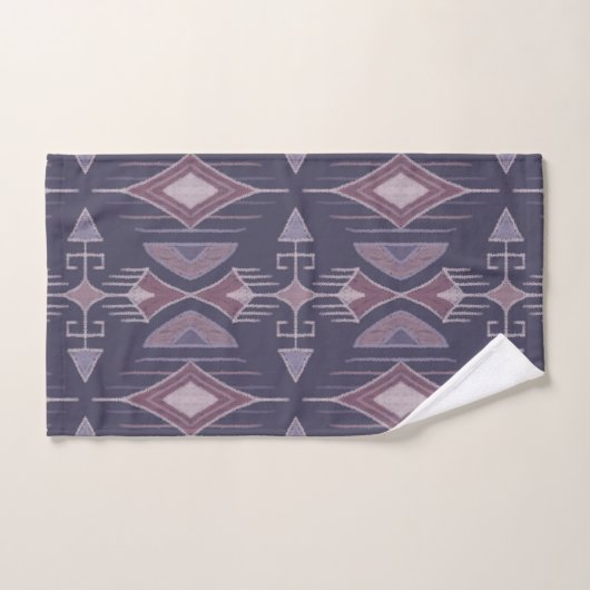 Trekpijlen, krotten, mosterd Roos, mauve, blush ro Bad Handdoek (Handdoek)