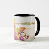 trekroze gele sterren mok (Voorkant rechts)