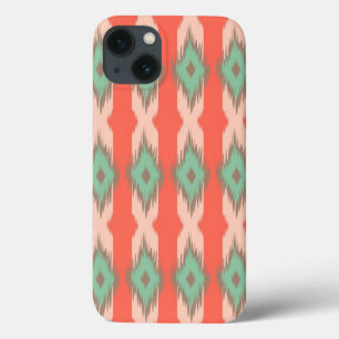 Trekstenen met geometrische diamanten op basis van iPhone 13 hoesje