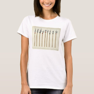 Trekstenen, speermessen, halberds en tussenschotte t-shirt