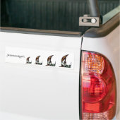trekvogelsticker bumpersticker (Op Truck)