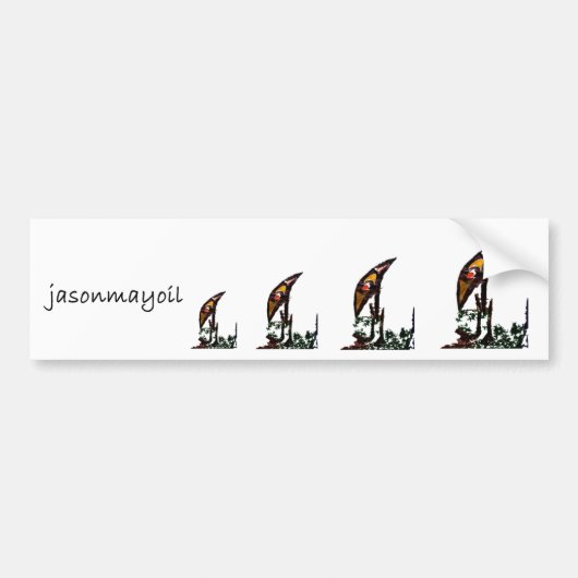 trekvogelsticker bumpersticker (Voorkant)