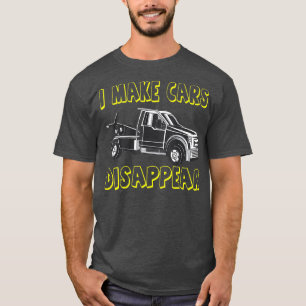 Trekvrachtwagenchauffeur Ik laat de auto verdwijne T-shirt